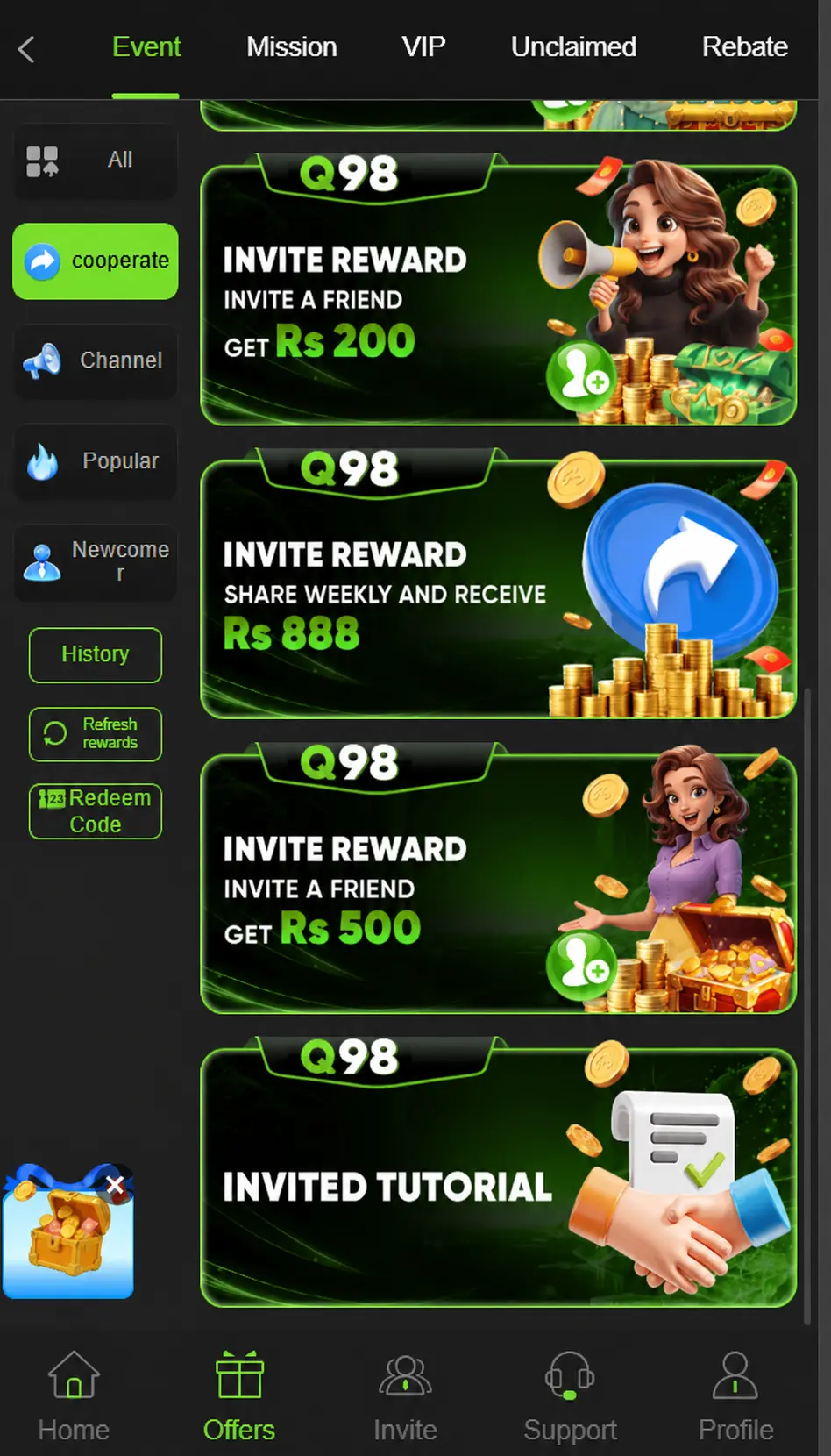 q98 game
